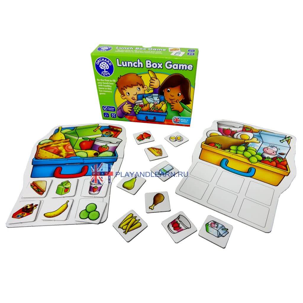 Playing the Lunchbox Game from Orchard Toys 